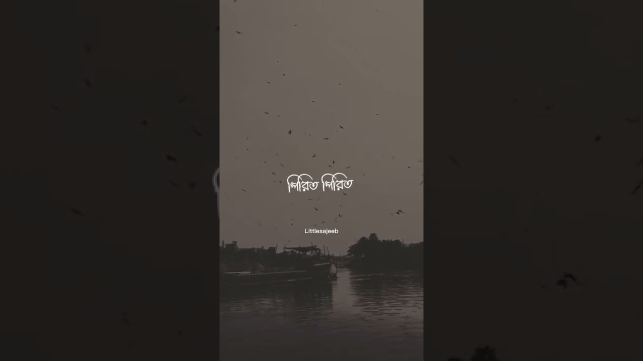 bangla black screen lyrics video | 