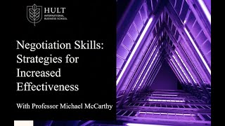 Virtual Skills Lab | Negotiation Skills: Strategies for Increased Effectiveness
