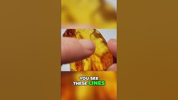 Amazing Flow Lines in Amber Gems!!