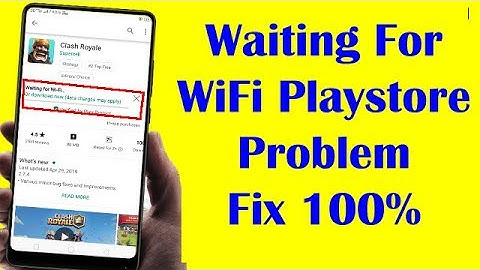 Playstore App Waiting for WiFi Downloading Problem Fix | Google Playstore Problem Fix