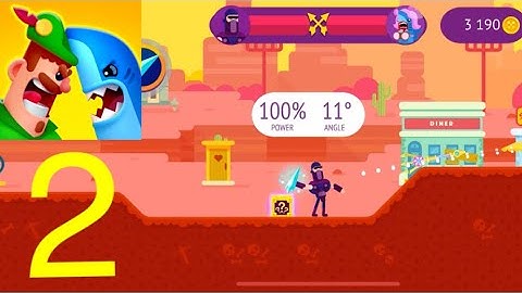 Ultimate Bowmasters - Gameplay Walkthrough Part 2 - Frost (iOS, Android)