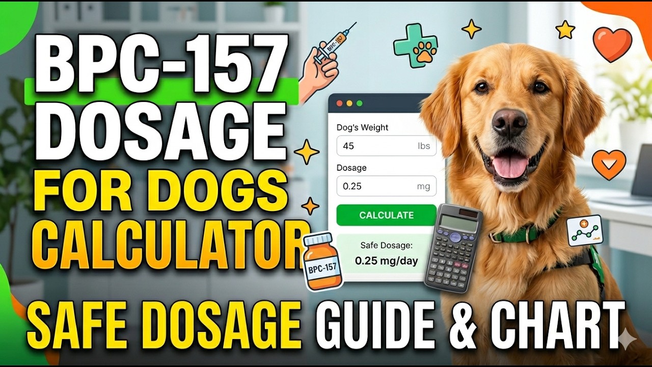 bpc 157 on dogs BPC-157 The Gut Repair Peptide Your Pet May Benefit From BPC-157 Dosage For Dogs: Research