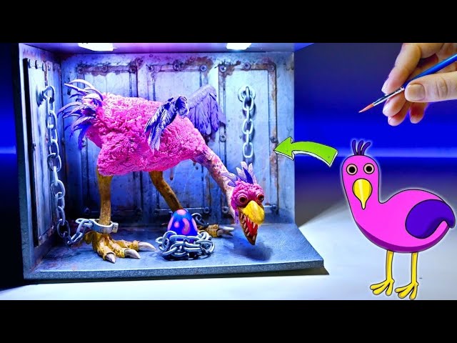The Opila Bird Monster Model 107 Pieces from Indie Horror Game MOC