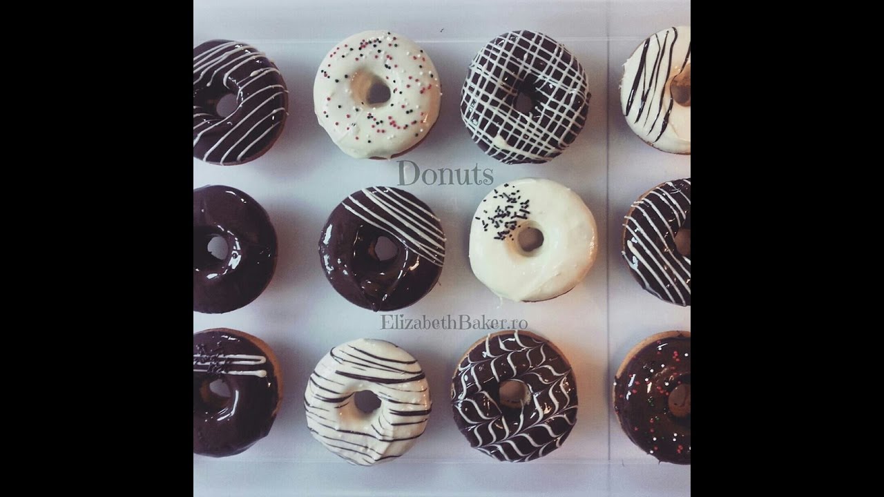 Baked Donuts Easy Decorating Ideas - Video Demonstration - YouTube