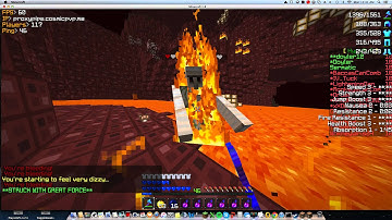 Minecraft Factions CosmicPvp:Lava Planet NetWorked_ hacking