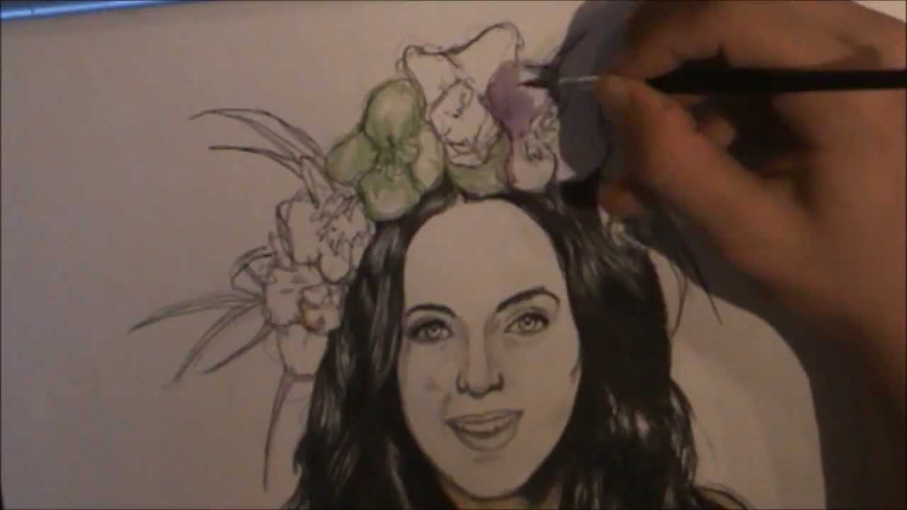 Katy Perry-Roar speed drawing - YouTube