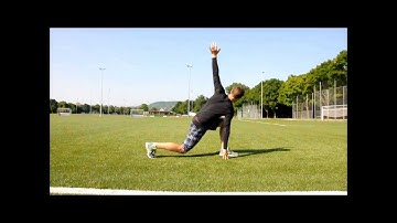 Split Squat Torso Rotation Stretch