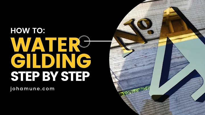 How to: Water Gilding step by step
