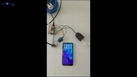 Connected lamp based on ESP32 controlled by Smartphone via Bluetooth