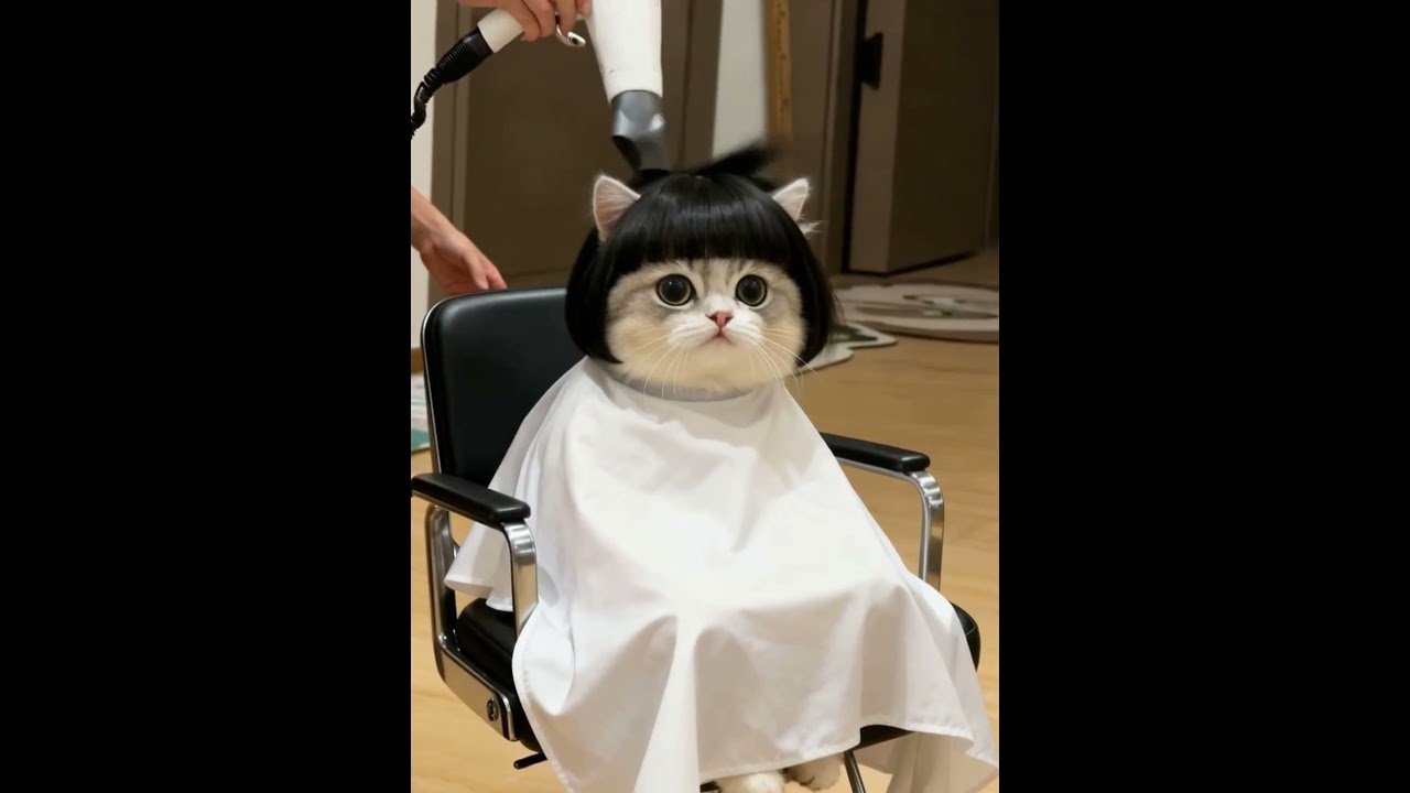 Ai Cat Girl Has Beautiful Hair Cat     