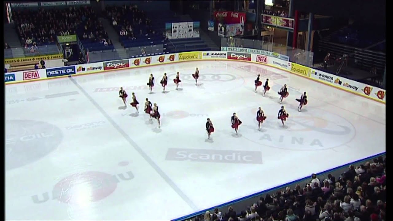 Team Unique luisteli kolmanneksi SM-muodostelmaluistelussa 6.3.2011