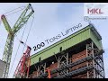 The heavy lifting of Penthouse (200 tons) by Demag CC3800, MKL Bau , Elkem - Straumen Norway