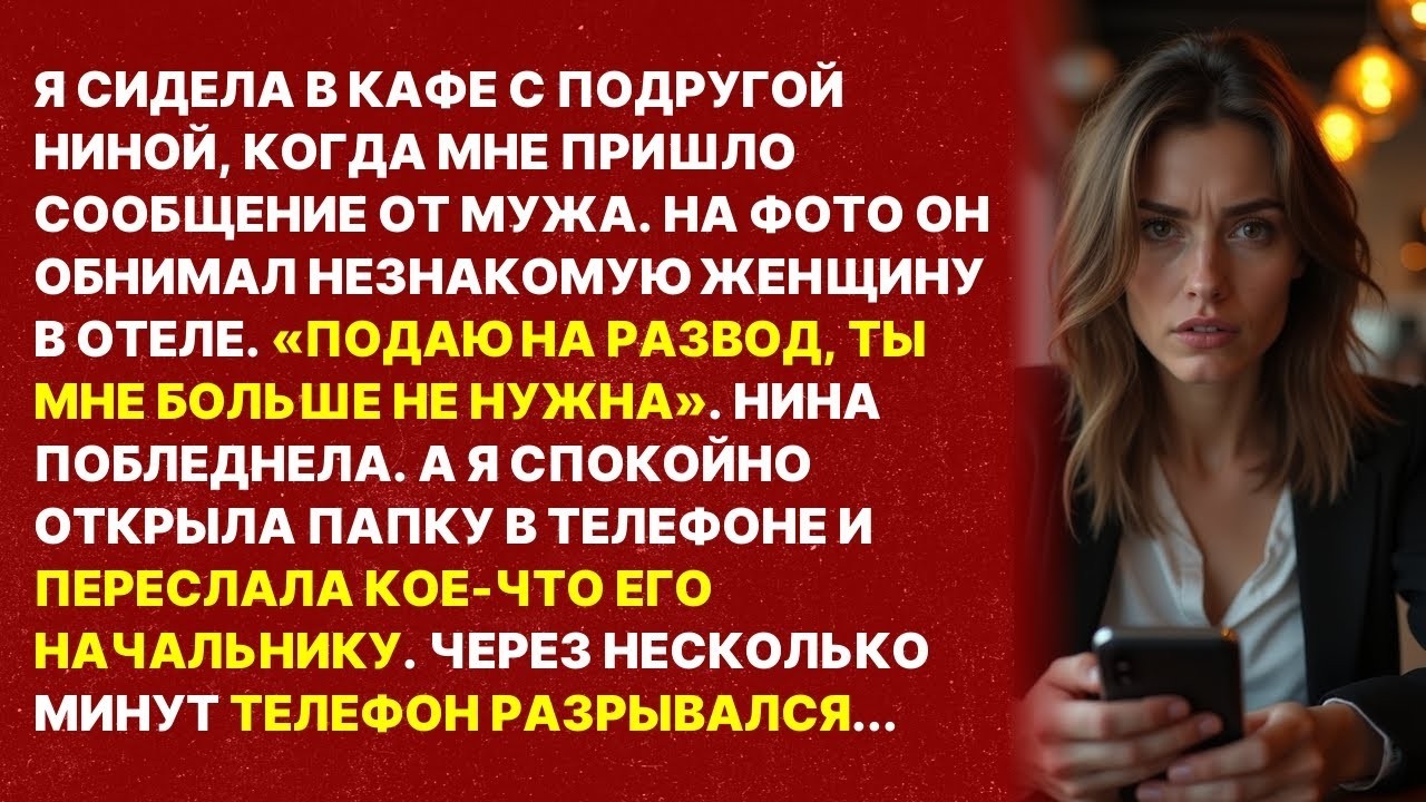 Муж прислал фото с любовницей_ «ПОДАЮ НА РАЗВОД». Я спокойно отправила его начальнику кое-что