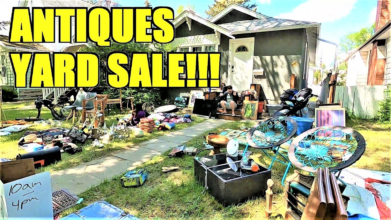 Ep612: These FANS Invited Us To Their AMAZING ANTIQUES YARD SALE!!! 🤯🤯🤯 ...