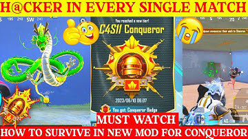 How To Survive In Hacker Lobby solo conqueror #bgmi #soloconquerorpush