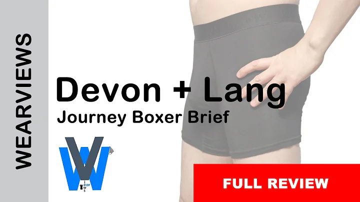 Devon + Lang - Journey Boxer Briefs - Full Review