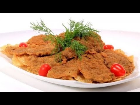 كبدة شرائح بانيه بطريقة الشيف فاطمه ابو حاتي