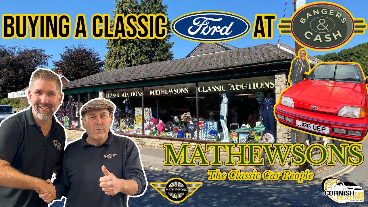 Buying a FAST FORD at MATHEWSONS Classic Car Auctions BANGERS & CASH