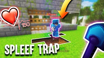 OP SPLEEF TRAP WHILE ON 1 DTR... *INTENSE* | Minecraft HCF