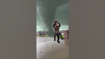 Sora Ai Monkey vs Tornado