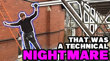 Full Scaffold To £2m House Erected  Solo - Scaffolding On Your Own - Scaffold UK - Construction