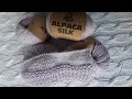 Обзор пряжи ALPACA SILK.