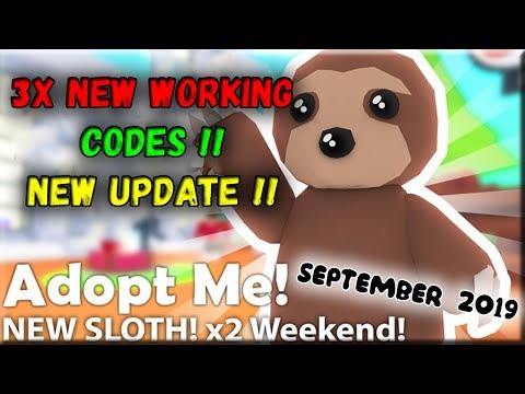 All Codes In Adopt Me Roblox September 2018