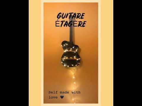 Comment j'ai fabriqué un support de guitare mural en chêne.DIY 