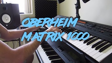 Oberheim Matrix 1000 - Checking out a few patches