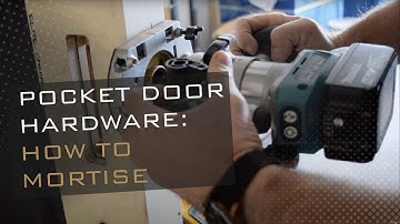 Pocket Door Hardware: How To Mortise