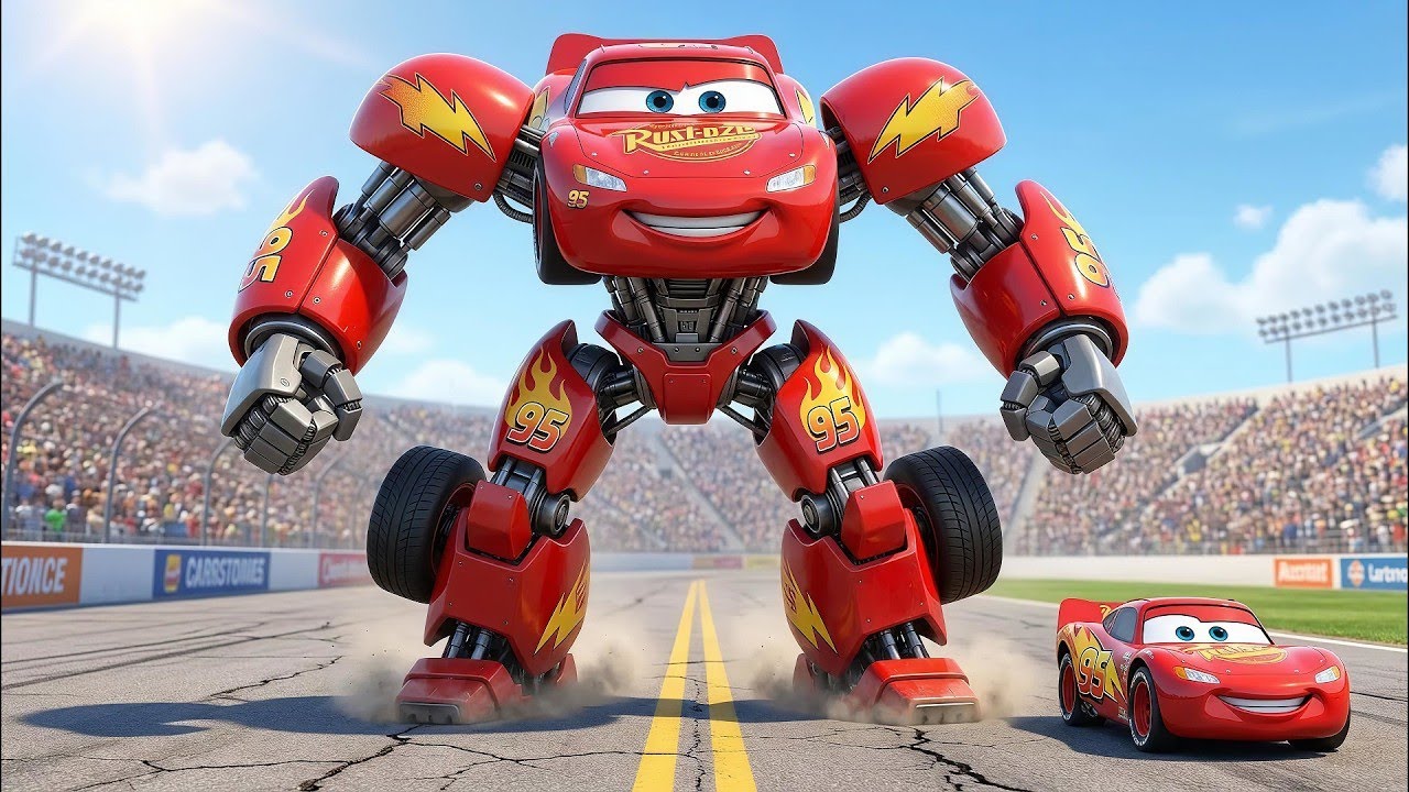 ⚡ Lightning McQueen Epic Moment 🚗 Pixar Cars | Coffin Dance Song 🎶
