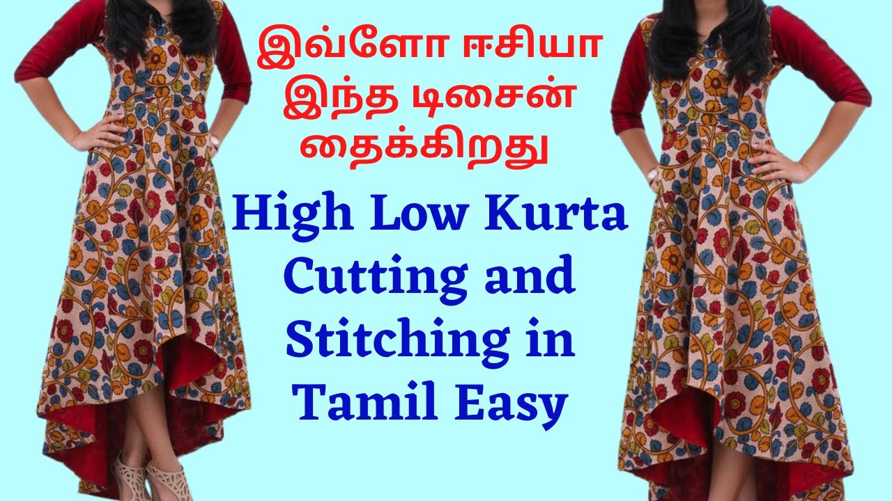 maxi dress cutting and stitching in Tamil - YouTube