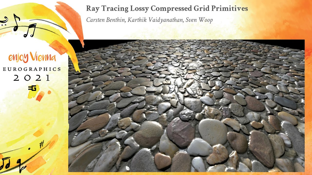 Ray Tracing Lossy Compressed Grid Primitives | Eurographics'2021 Short Paper