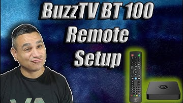 How To Setup the BuzzTV BT 100 Remote B5