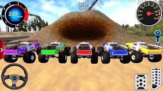 Impossible Car Mega Stunts Ramp Simulator #2 - US Police Monster Truck Driving 3D - Android gameplay screenshot 5