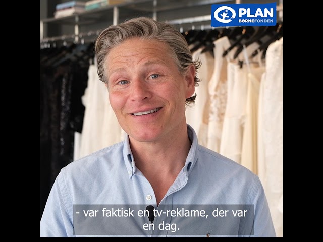 Designer Jesper Høvring er sponsor og ambassadør hos PlanBørnefonden