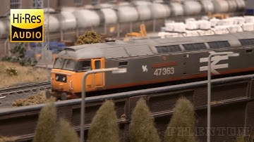 British railway modelling and excellently weathered trains on Farkham’s model railroad layout