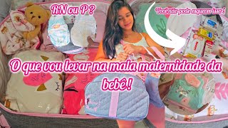 ARRUMANDO AS MALAS MATERNIDADE |Mala maternidade da BEBÊ 😍🤰