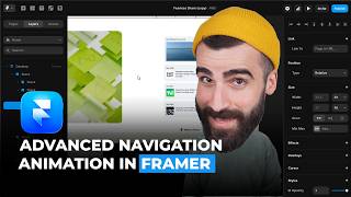 Advanced Navigation Menu Animation in #framer