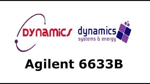 Agilent 6633B repaired by Dynamics Systems & Energy Sdn. Bhd.