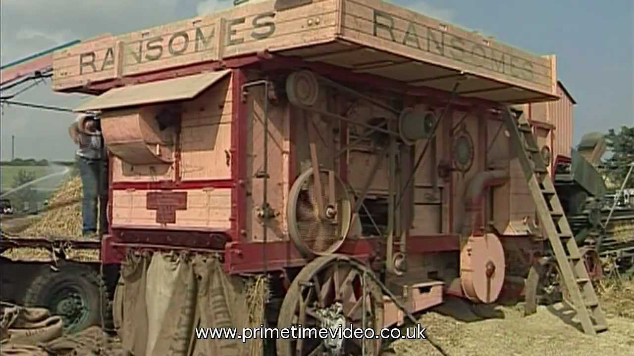 Harvesting and working machinery at Casterton
