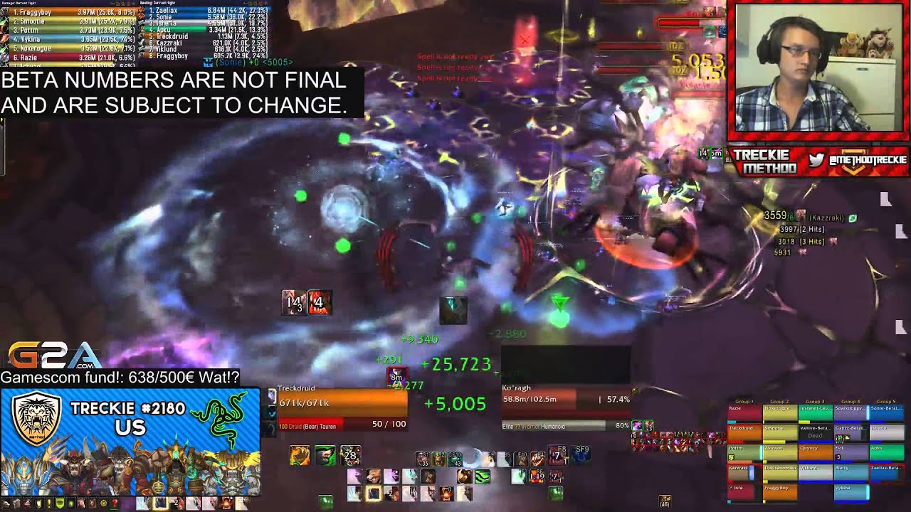 Ko'ragh Heroic - Highmaul - Warlords of Draenor Beta Raid Test - YouTube