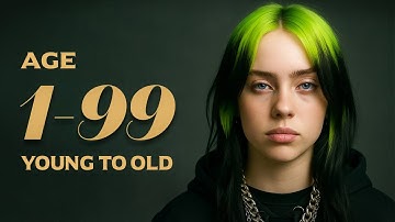 Billie Eilish Through the Years: Age 1-99 | Young to Old Transformation | A Lifetime in 1 Minute
