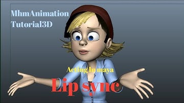 Lip sync in Maya