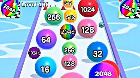 Ball Run 2048 - All Levels Gameplay Android, iOS ( Levels 191- 200)
