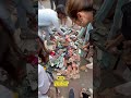 Sarojini nagar market Delhi Monday special market #footwear #shortsvideo