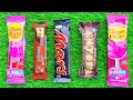 Satisfying video Asmr lollipops candy unboxing video Asmr opening video and chocolate gummy candy