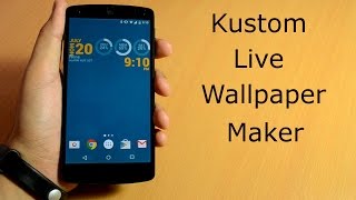KLWP Live Wallpaper Maker | Android App Review screenshot 1