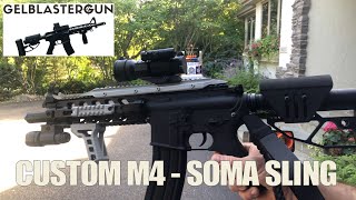 Custom M4a1 from GelBlasterGun.com - Colt M4a1  - Custom Barrel/Grip/SOMA Sling
