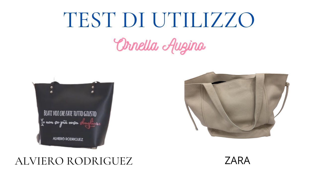 Alviero Rodriguez e Zara. Com'è andata dopo l'uso? Opinione di utilizzo a  cura di Ornella Auzino - YouTube